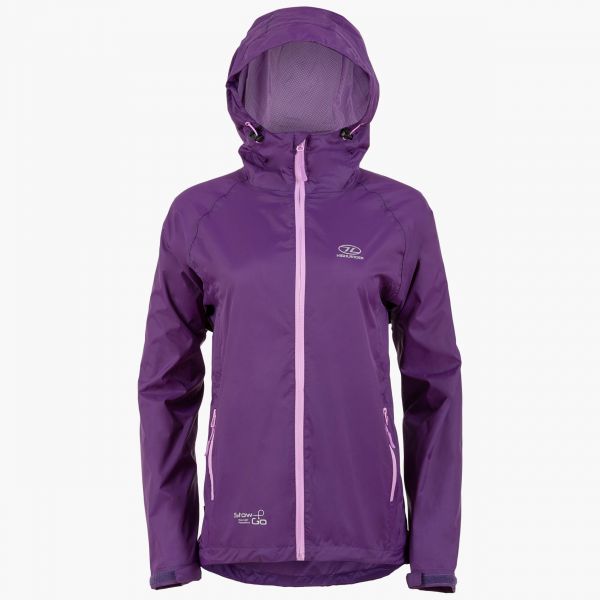 Αδιάβροχο  Τζάκετ   STOW & GO  Highlander Κωδ. HIG-124 Μωβ