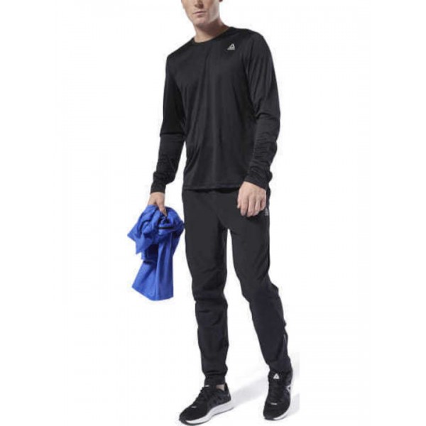 Ανδρική Μπλούζα Reebok Run Essentials  DU4298 Black