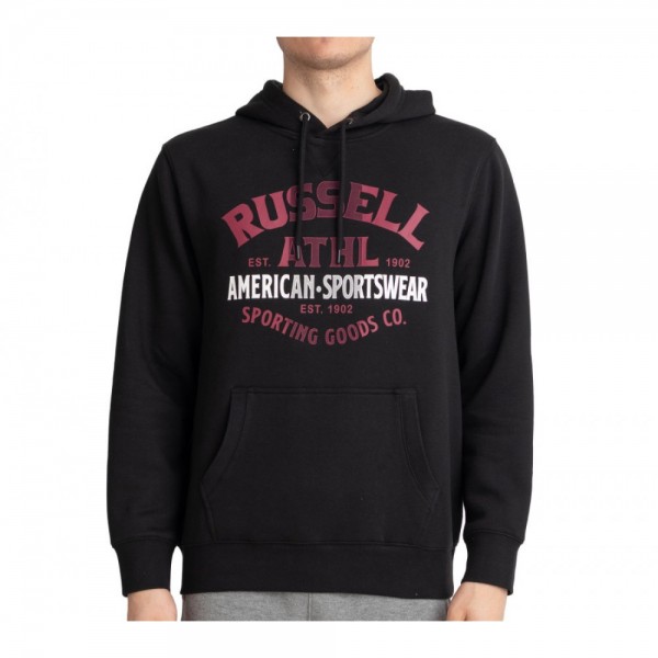 Ανδρικό Φούτερ με Κουκούλα και Τσέπες Fleece Russell Athletic A1 041 2 099