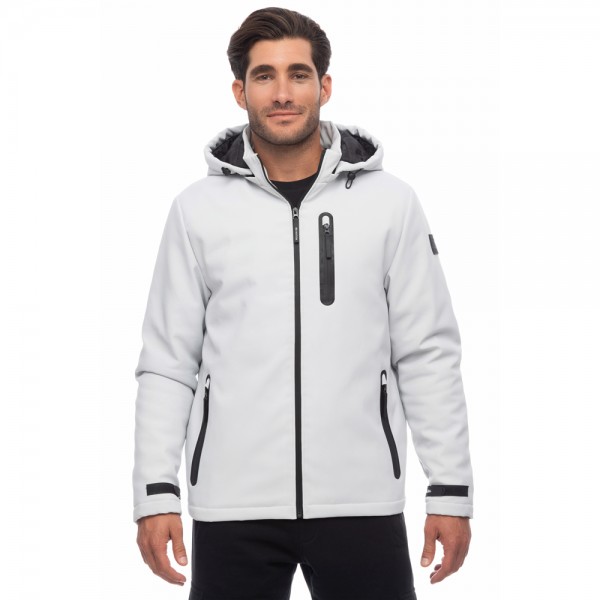 Ανδρικό Μπουφάν Be Nation Softshell Jacket With Detachable Hood L.Grey 3A 08302303-3A