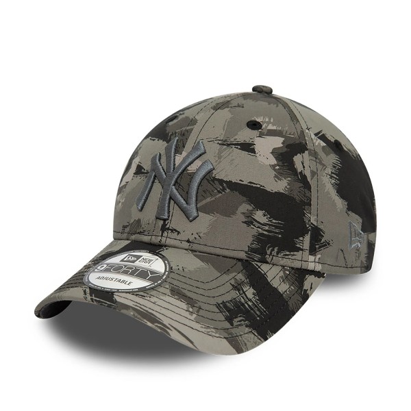 Αθλητικό Καπέλο New York Yankees Painted All Over Print Grey 9FORTY Adjustable Cap 60364493