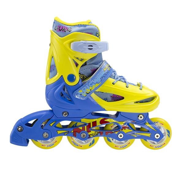 Αυξ. Πατίνια Roller NH 1105 ΣΕΤ 3 ΣΕ 1 INLINE SKATES NILS EXTREME ΚΙΤΡΙΝΟ/ΜΠΛΕ