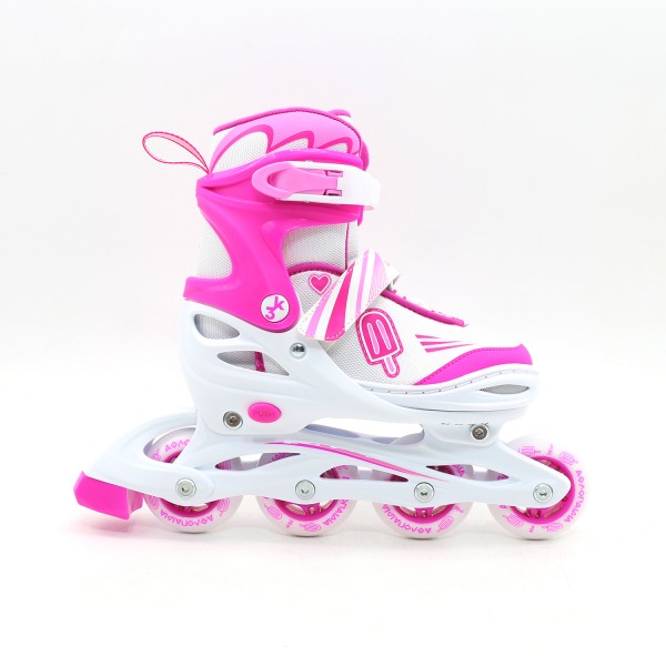 Αυξομειούμενα Inline/Roller Skates/Παγοπέδιλα, 3 σε 1, Αθλοπαιδιά για Κορίτσια 002.10320/K (Size 38-41)
