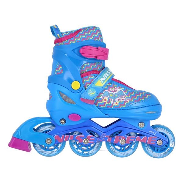 Αυξομειούμενα Πατίνια Roller NF 4413 ΣΕΤ 3 ΣΕ 1 INLINE SKATES NILS EXTREME ΜΠΛΕ - LARGE(38-41
