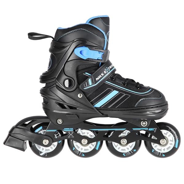 Αυξομειούμενα Roller NH18191 2 ΣΕ 1 Μαύρο/Μπλε In-Line Skates/Hockey Ice Skates