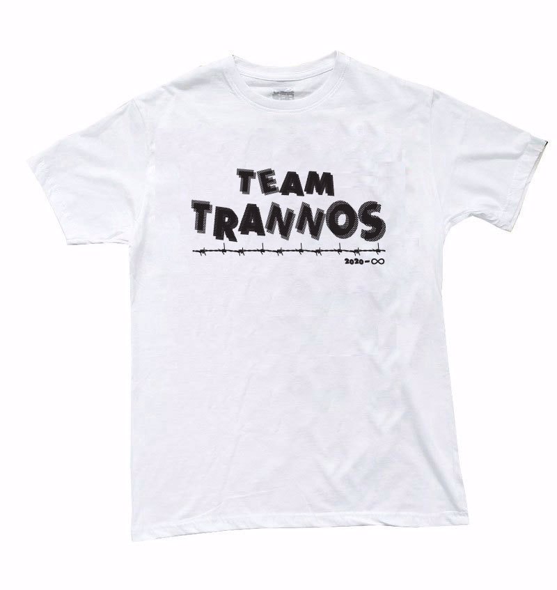 BB X Trannos Team tshirt -white