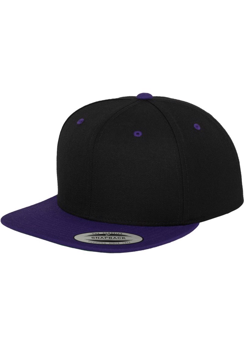 CLASSIC SNAPBACK 2TONE -Black/Purple