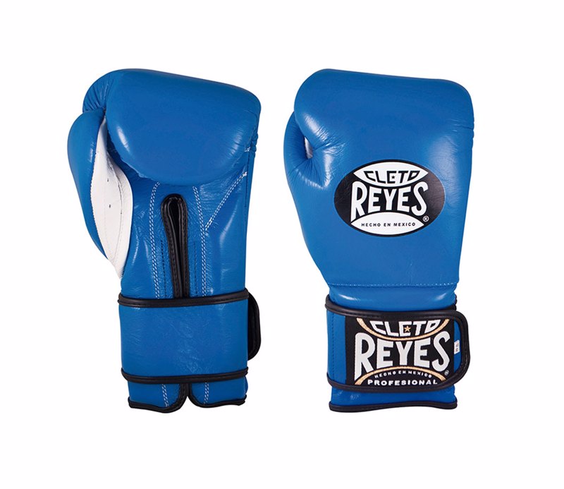 Cleto Reyes Velcro Sparring  boxing gloves –BLUE