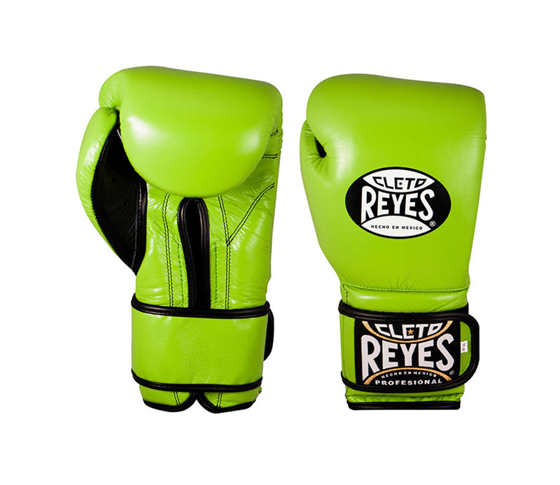 Cleto Reyes Velcro Sparring  boxing gloves –GREEN