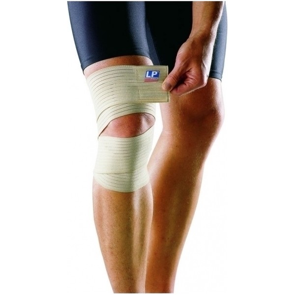 Ελαστική Επιγονατίδα με Οπή σε Μπεζ χρώμα Lp Support Knee Wrap LP 631