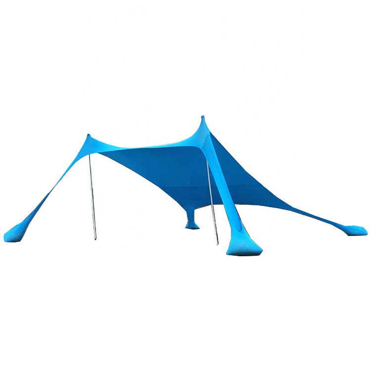 Ελαστική Τέντα Παραλίας 2x2 Lycra Shelter New Camp Aegean Blue 
