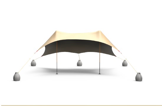 Ελαστική Τέντας Παραλίας 3x2.5 Salty Tribe Aeolians Sand