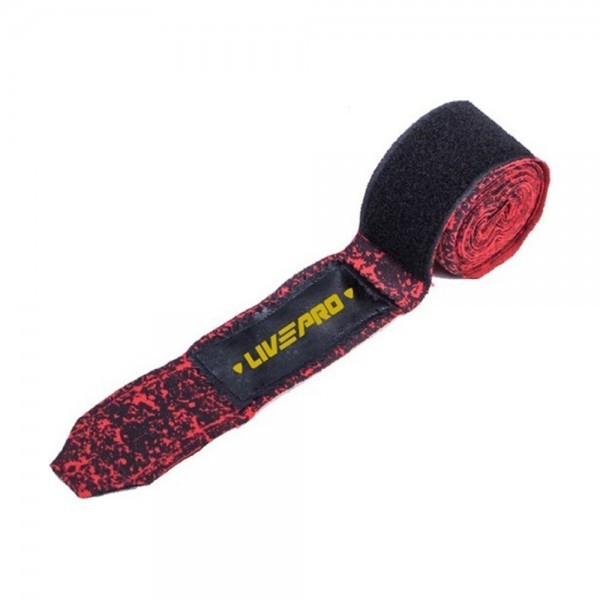 Επίδεσμος Καρπού/Χεριού (Κόκκινο/Μαύρο) LivePro B 8605