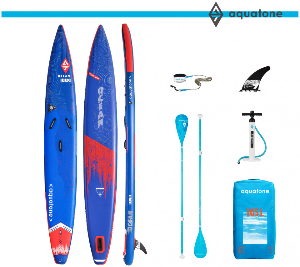 Φουσκωτή Σανίδα Sup Ocean Race 14'0" Aquatone Κωδ.  TS-611D