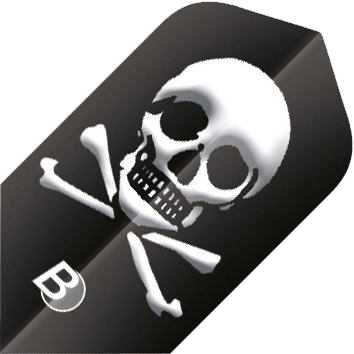 ΦΤΕΡΑ BULL'S DART, Motex Flights, Slim, Νεκροκεφαλή