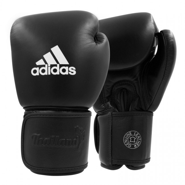 Γάντια adidas Muay Thai TP200 Μαύρο/Λευκό