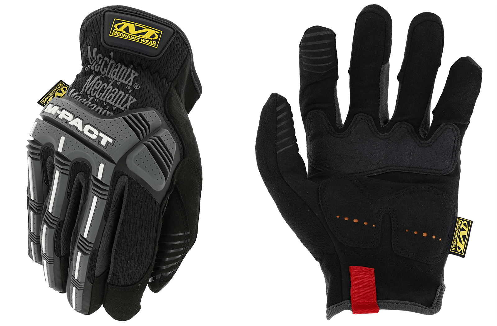 Γάντια  M-Pact Open Cuff  MECHANIX Κωδ. MPC-58-012 Black Grey Size XXL