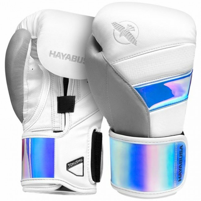 Γάντια μποξ Hayabusa (kick) T3 LX White/Pearl