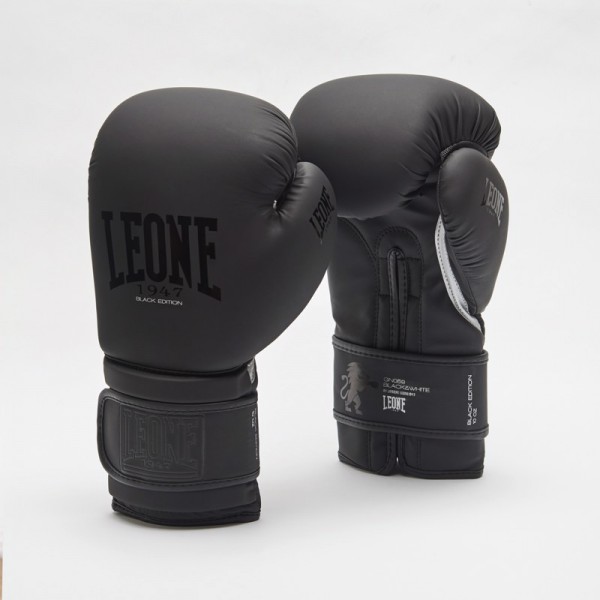 Γάντια προπόνησης Leone Black κ' White Boxing Gloves GN059 BL