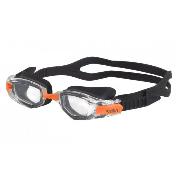 Γυαλιά Κολύμβησης Αmila S05YAF Μαύρο/Πορτοκαλί 47103