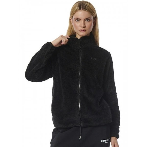 Γυναικεία Μπουφάν Body Action Women's Fluffy Fleece Jacket 071329-01 (Black)