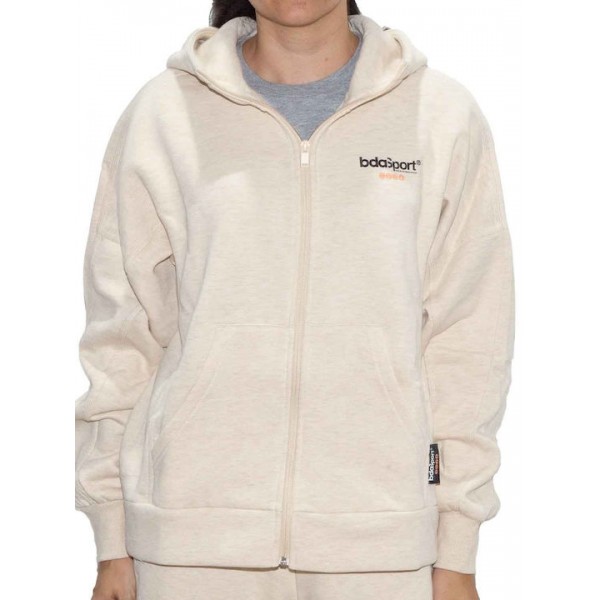 Γυναικεία Ζακέτα με Κουκούλα Body Action Women's Lounge Fleece Sweatshirt 071321-05C (Melange)