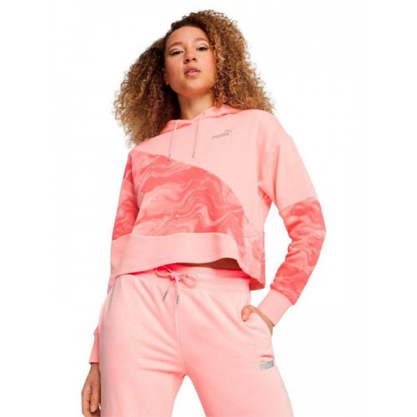 Γυναικείο Φούτερ Puma Power Cat Marbleized Hoodie 677205-63
