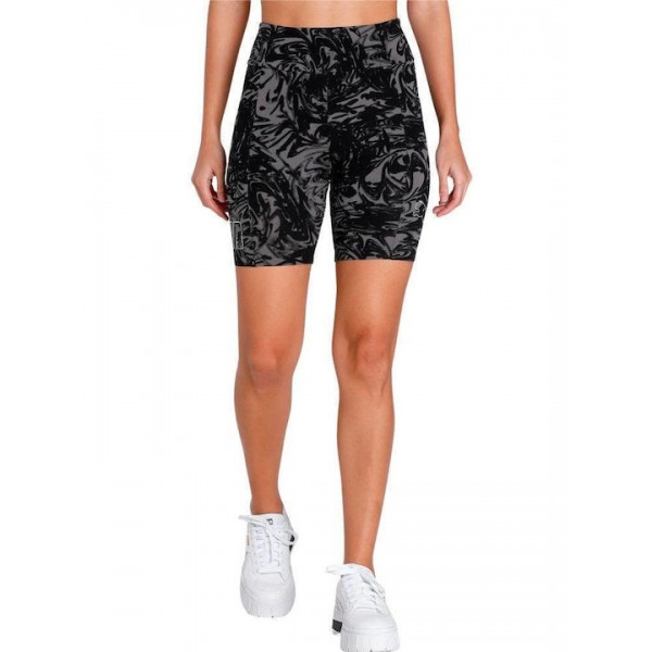 Γυναικείο Κολάν Puma Power Aop 7" High-Waist Short Leggings 673643-01