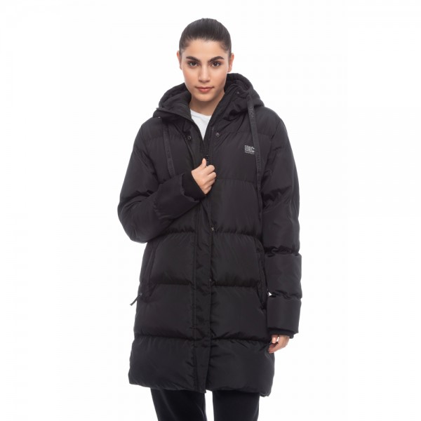 Γυναικείο Μπουφάν Be Nation Long Puffer Jacket Black 01 08102302-01