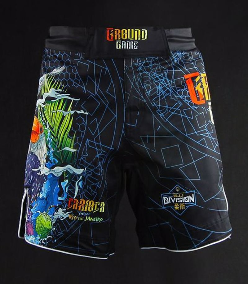 GROUNDGAME CARIOCA FIGHTSHORTS - BLACK