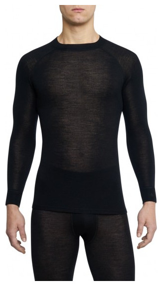 Ισοθερμική Μπλούζα Ανδρική Thermowave Merino Μαύρη