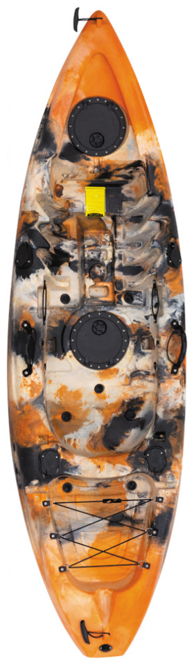 Καγιάκ 1 Ατόμου Sit-On Top Viper Κωδ. 28151 Πορτοκαλί/Άσπρο
