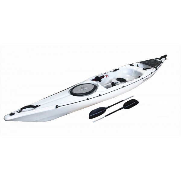 Καγιάκ Gobo Freedom SOT Ενός Ατόμου Λευκό Πάγου 0100-0200W