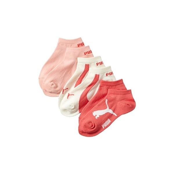 Κάλτσες Puma Ρόζ/Λευκό/Κοραλί Τριάδα 204202001-450-027