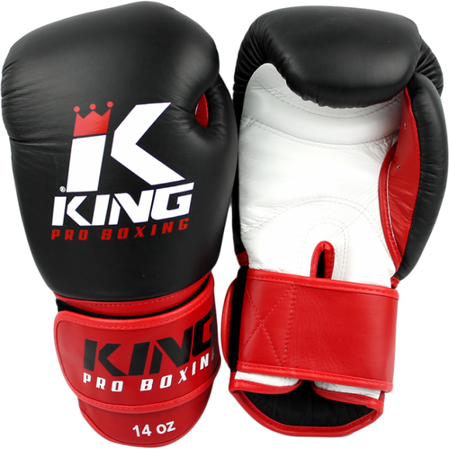 King (kick)boxing γάντια Pro Μαύρο/Κόκκινο