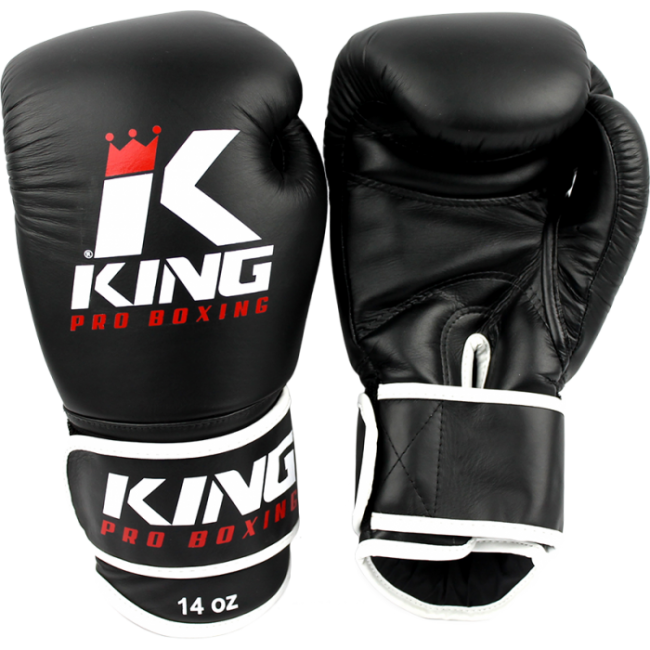 King (kick)boxing γάντια Pro Μαύρο/Λευκό