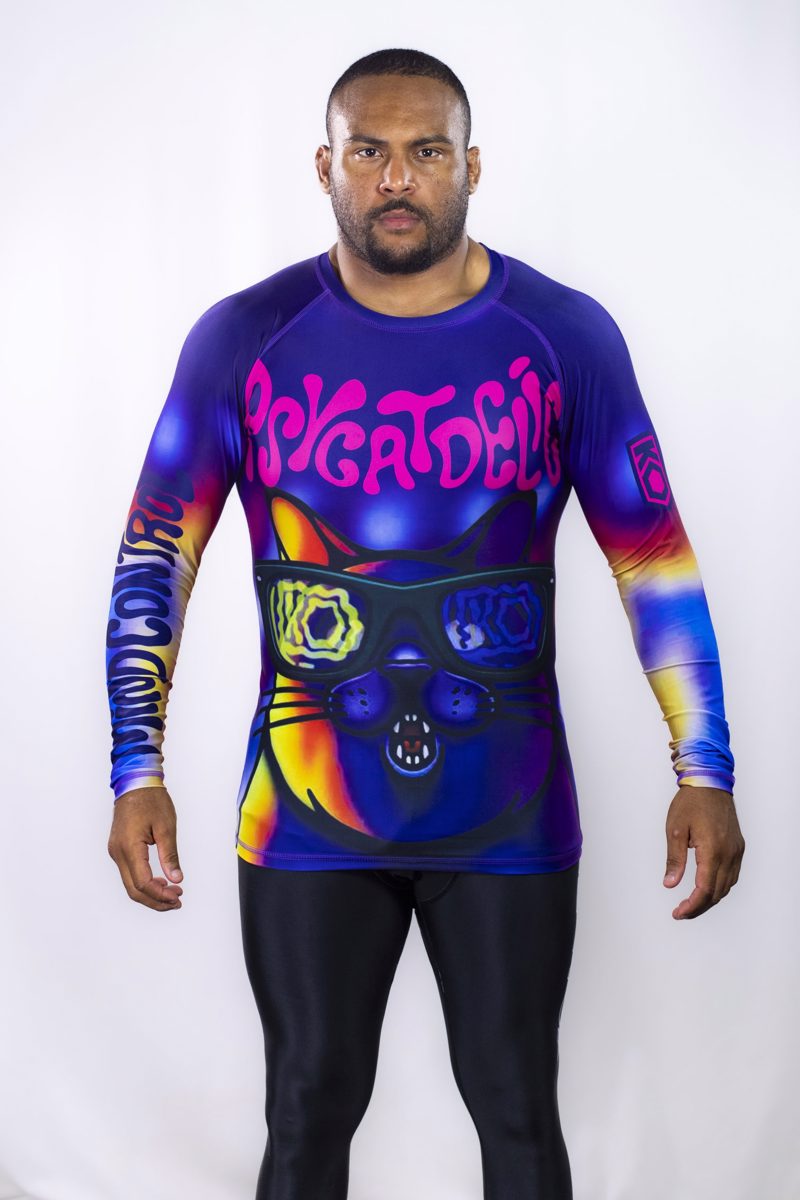 KOARENA psycatdelic rashguard - purple