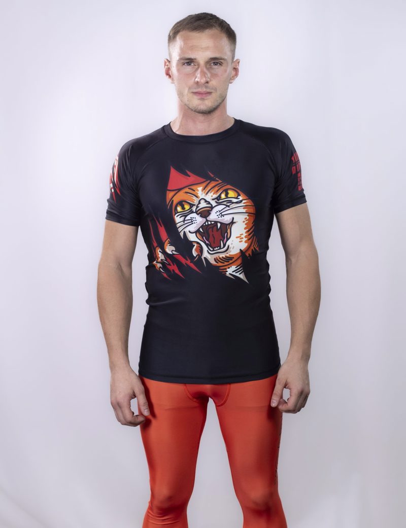 KOARENA RIPPER CAT rashguard - BLACK