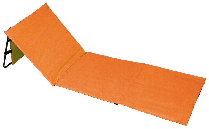 Ξαπλώστρα Παραλίας Πτυσσόμενη 165x54x38cm Κωδ. 13414 Πορτοκαλί