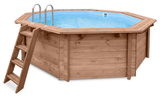 Ξύλινη Πισίνα 434x401x116cm Octagonal Tropical Sunshine
