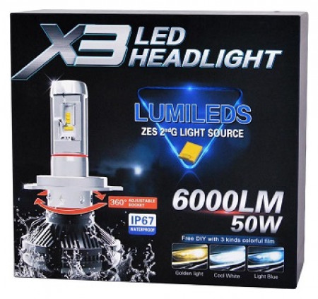 Λάμπες LED Auto/Moto Headlights H3 X3