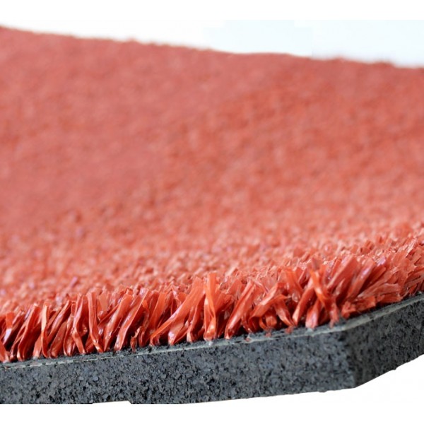 Λαστιχένιο Πάτωμα BeGREEN Astro Πλακάκι 98x98cm 20mm Κόκκινο Beka Rubber 94477