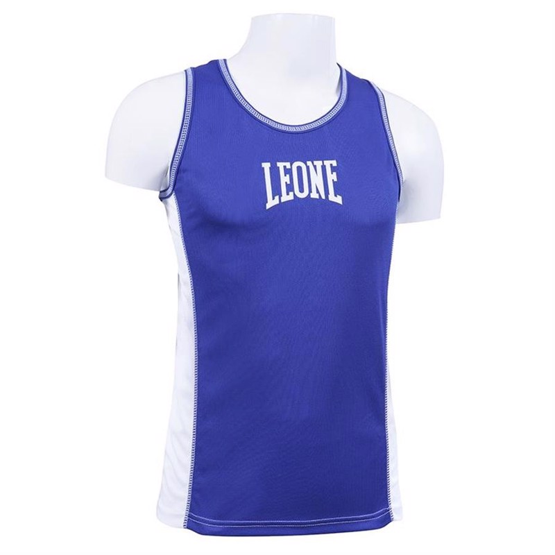 Leone Boxing Singlet Official-Blue