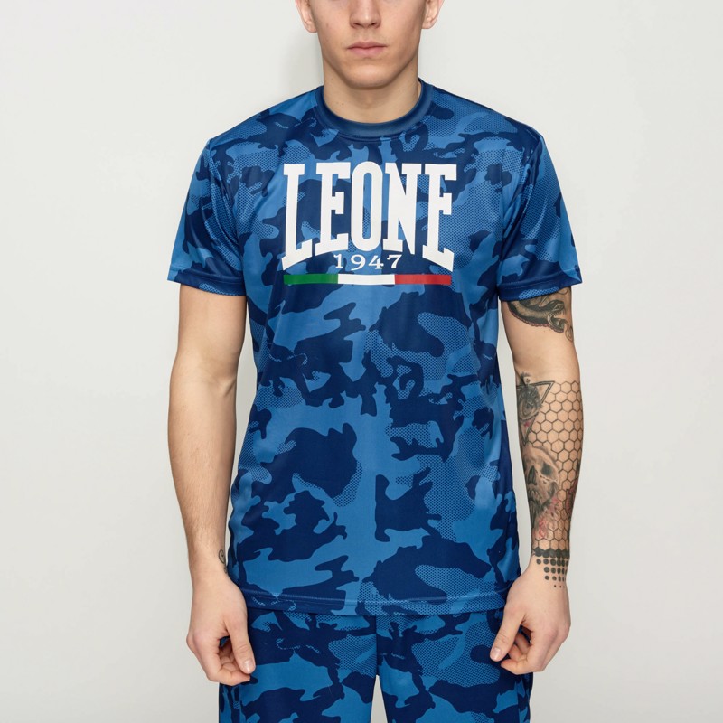Leone ITA T-Shirt - Blue Camo