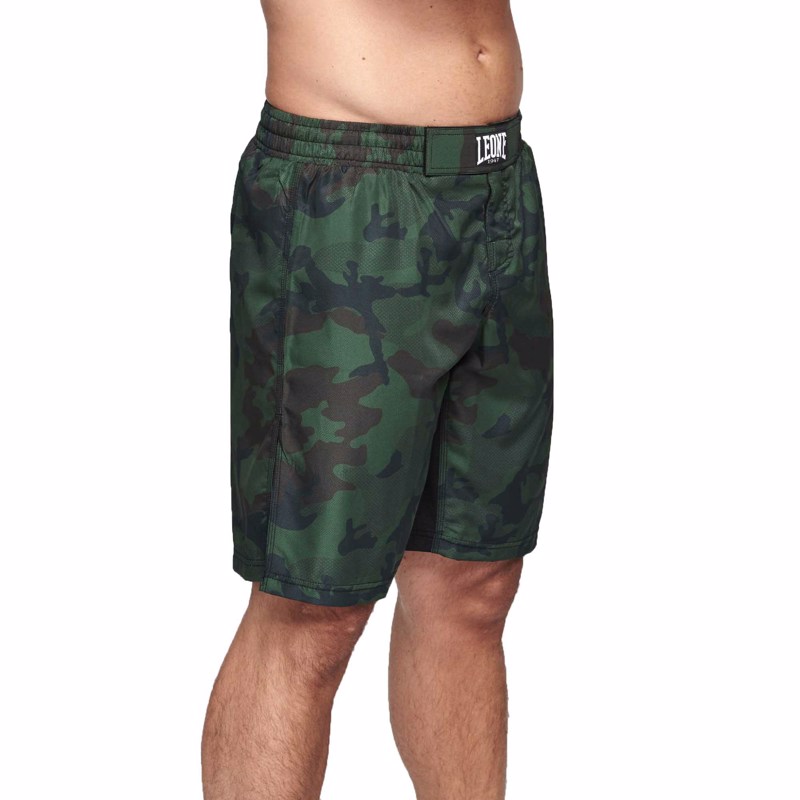 LEONE MMA SHORTS CAMO - GREEN