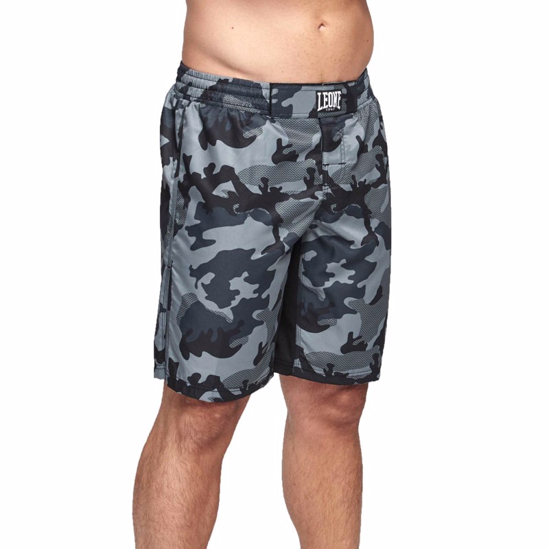 LEONE MMA SHORTS CAMO - GREΥ
