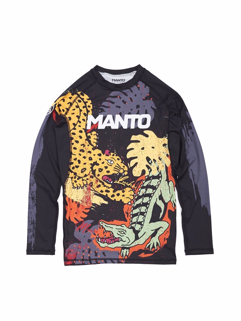 MANTO jungle RASHGUARD -black