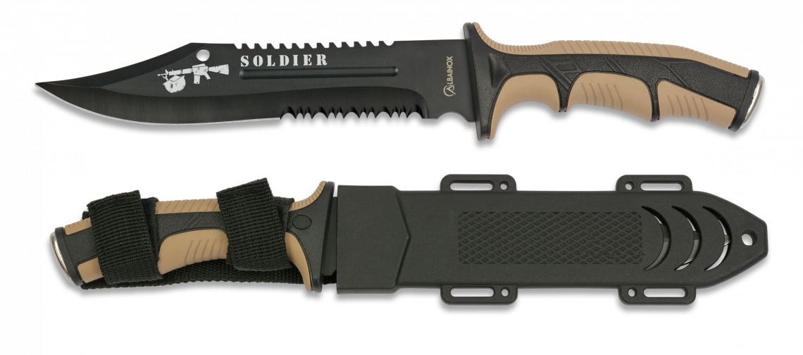 ΜΑΧΑΙΡΙ ALBAINOX Tactical knife SOLDIER coyote, 32406