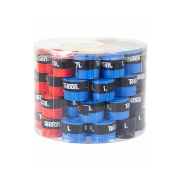 Mega Pack Ταινία Λαβής Ρακετών Teloon Extra Overgrip (5 Χρώματα) Teloon