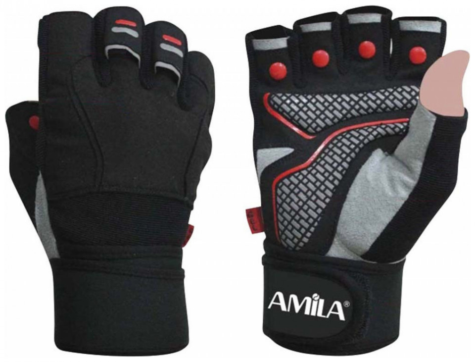 Μισόγαντα Άρσης Βαρών XXL Amila Κωδ. 8322705